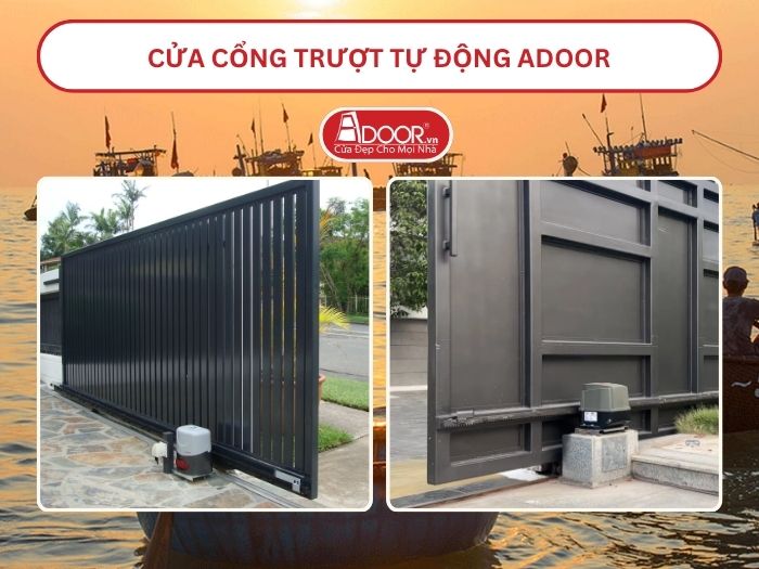 Cửa Cổng trượt tự động Adoor tại Quảng Nam