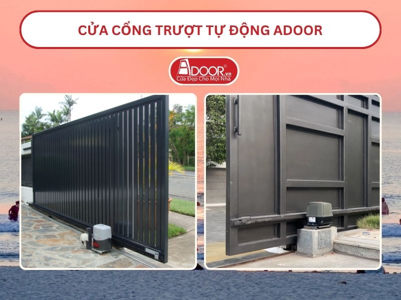 Cửa Cổng trượt tự động Adoor tại Quảng Ngãi