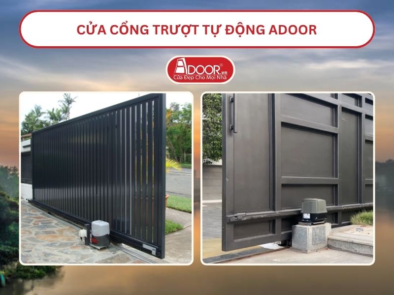 Cửa Cổng trượt tự động Adoor tại Thủ Dầu Một