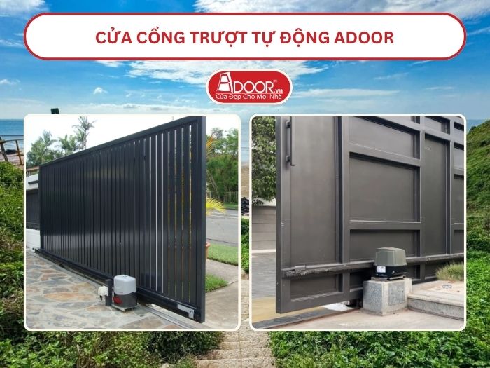 Cửa Cổng trượt tự động Adoor tại Vũng Tàu