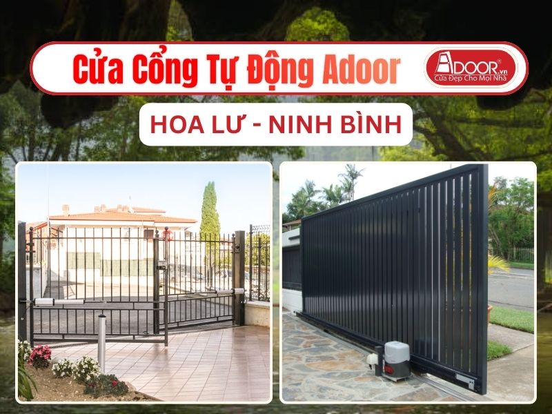 Cửa Kính Tự Động Adoor Tại Hoa Lư