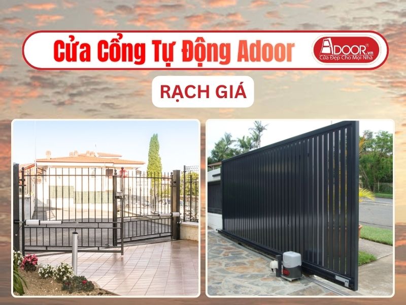 Cửa Kính Tự Động Adoor Tại Rạch Giá