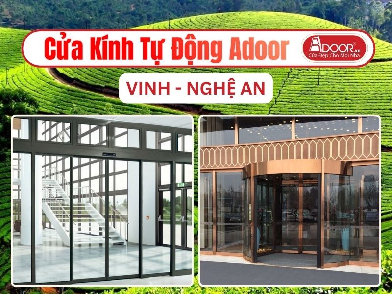 Cửa Kính Tự Động Adoor Tại Vinh