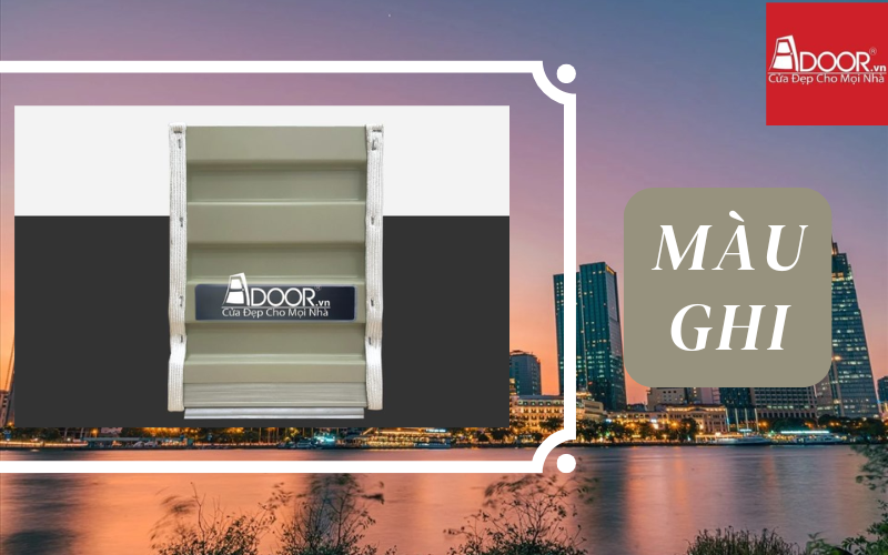 Cửa cuốn Úc TP HCM màu ghi 