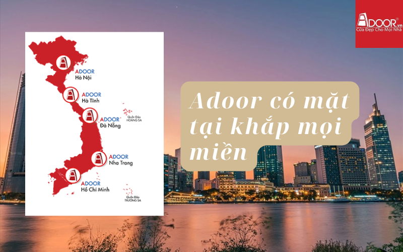Cửa cuốn Adoor xuất hiện mọi miền 