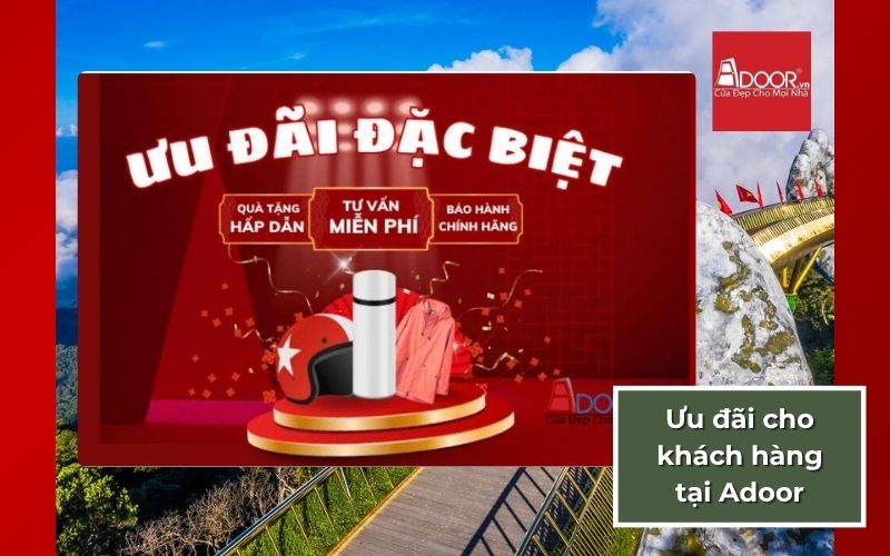 Ưu đãi khách hàng tại Adoor