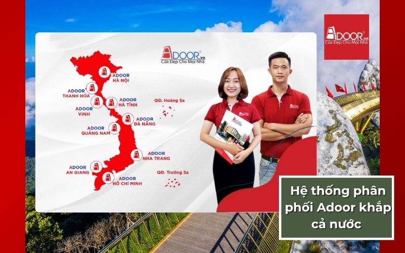 Phân phối Adoor khắp cả nước
