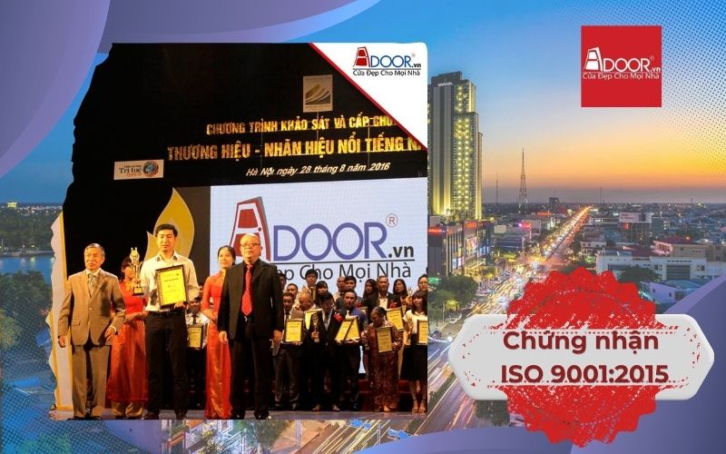 Đạt chuẩn ISO quốc tế của Adoor