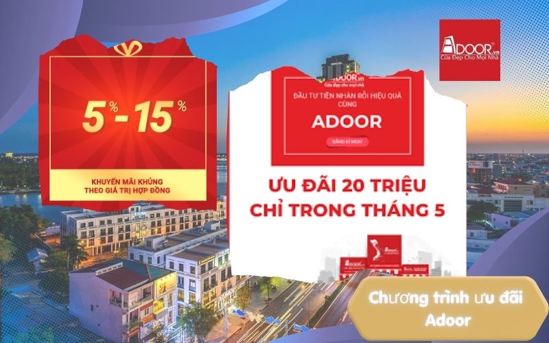 Chương trình ưu đãi cửa cuốn Đức Adoor 