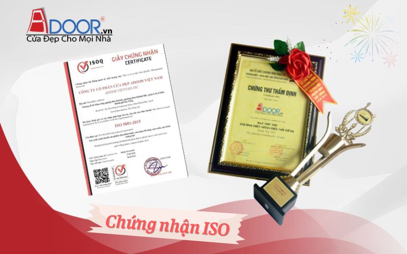 Chứng nhận ISO đạt chuẩn Adoor