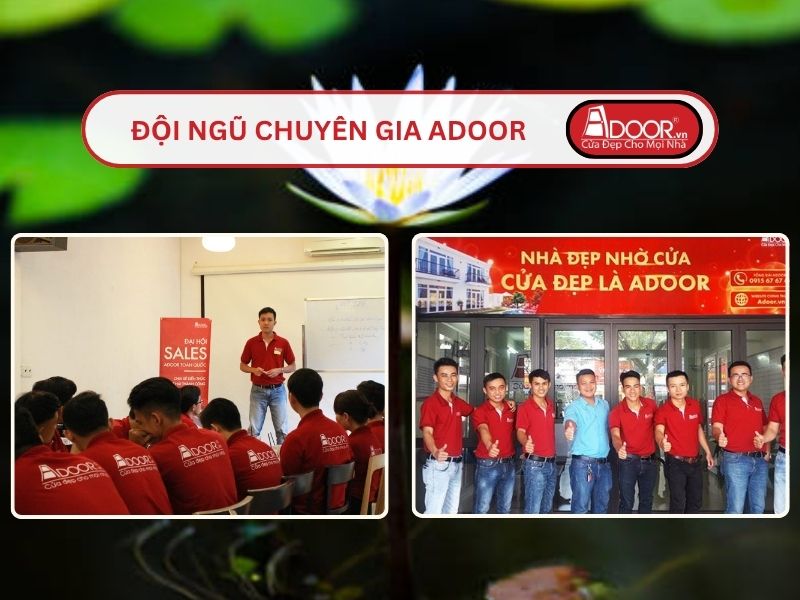 Đội ngũ Adoor chuyên nghiệp phục vụ khách hàng Cửa kính tự động tại Hà Tiên