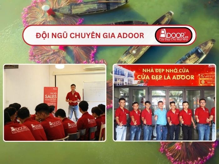 Đội ngũ Adoor chuyên nghiệp phục vụ khách hàng Cửa kính tự động tại Long An