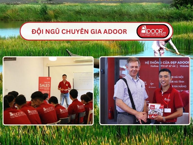 Đội ngũ Adoor chuyên nghiệp phục vụ khách hàng tại Bạc Liêu