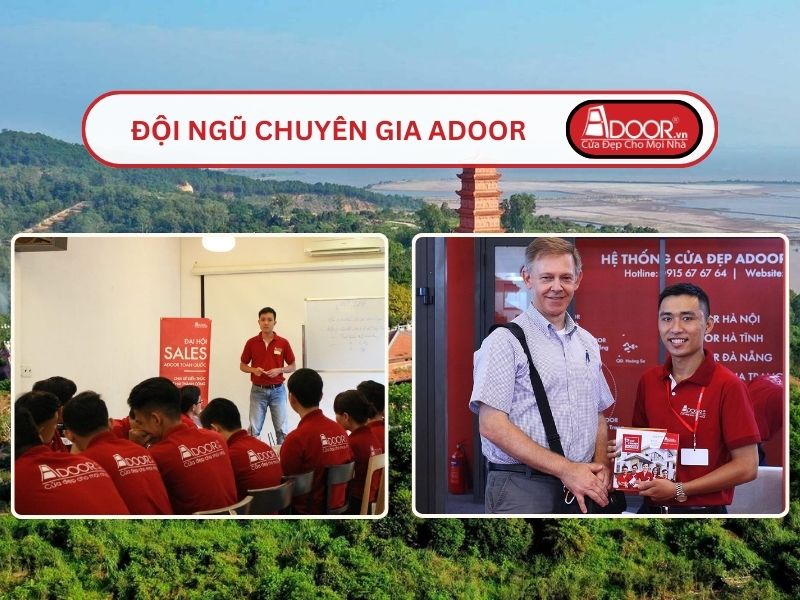Đội ngũ Adoor chuyên nghiệp phục vụ khách hàng tại Hải Phòng