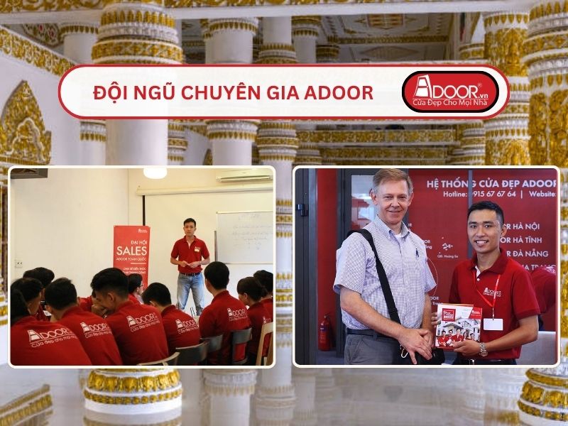 Đội ngũ Adoor chuyên nghiệp phục vụ khách hàng tại Sóc Trăng