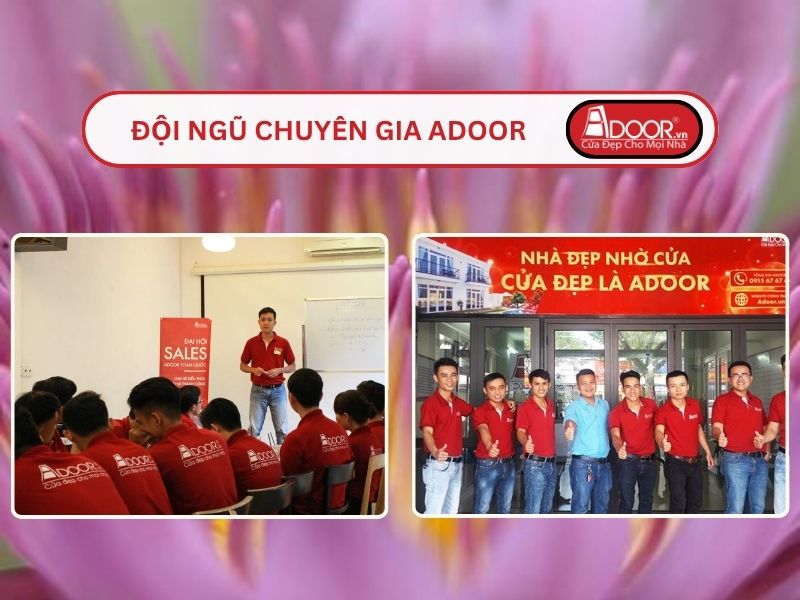 Đội ngũ Adoor chuyên nghiệp phục vụ khách hàng tại Thủ Dầu Một