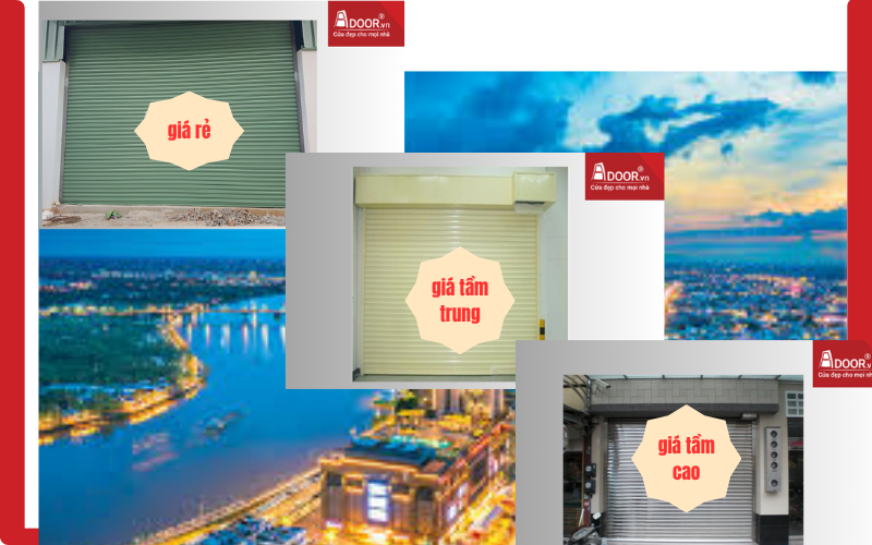 Dự toán phân khúc giá cửa cuốn Đài Loan Cần Thơ