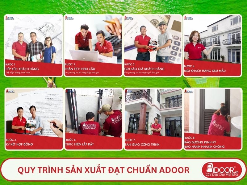 Quy trình phục vụ khách hàng lựa chọn cửa cổng tự động adoor tại Biên Hòa