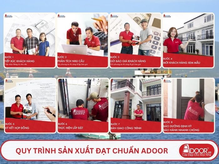 Quy trình phục vụ khách hàng lựa chọn cửa cổng tự động adoor tại Nha Trang