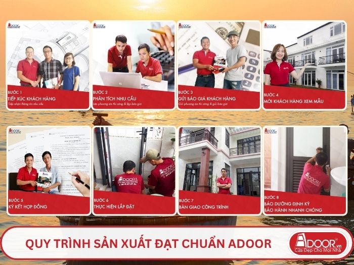 Quy trình phục vụ khách hàng lựa chọn cửa cổng tự động adoor tại Quảng Nam