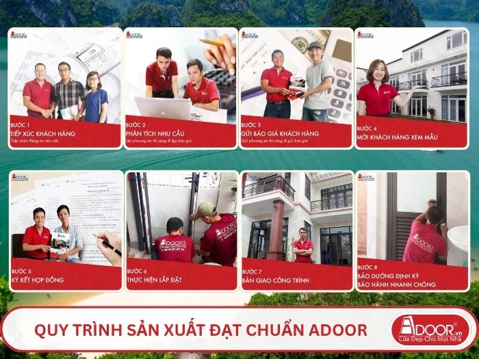 Quy trình phục vụ khách hàng lựa chọn cửa cổng tự động adoor tại Quảng Ninh