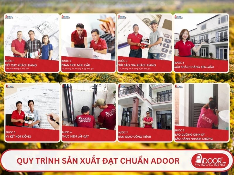 Quy trình phục vụ khách hàng lựa chọn cửa kính tự động adoor tại Sóc Trăng