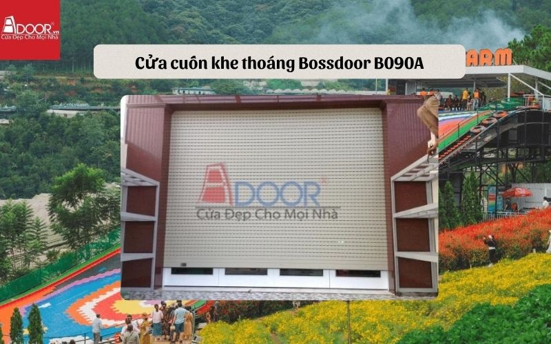 Cửa cuốn khe thoáng Đà Lạt Bossdoor B090A