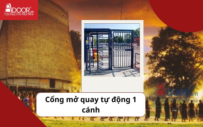 Cổng mở quay 1 cánh - Cửa cổng tự động Kon Tum Cổng mở quay 1 cánh - Cửa cổng tự động Kon Tum