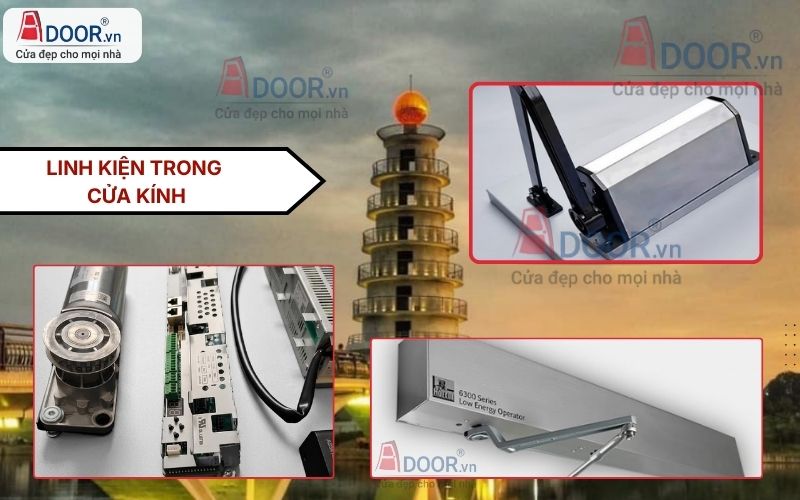 Linh kiện trong cửa kính tự động Việt Trì
