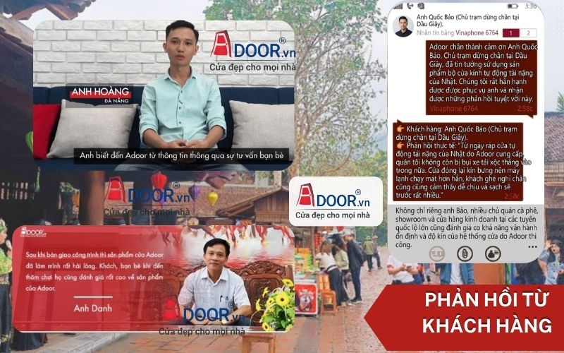 Phản hồi từ khách hàng trước đây