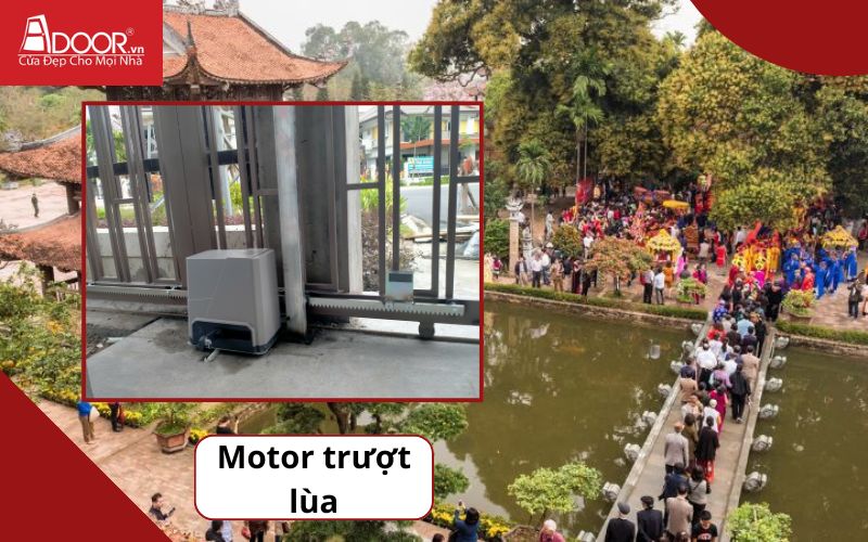 Motor trượt lùa - cửa cổng tự động Hưng Yên