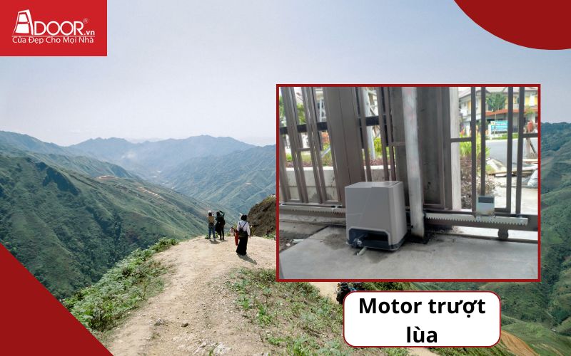 Motor trượt lùa - Cửa cổng tự động Sợn La