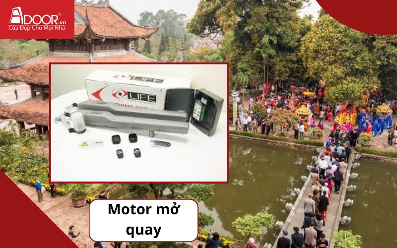 Motor mở quay - cửa cổng tự động Hưng Yên