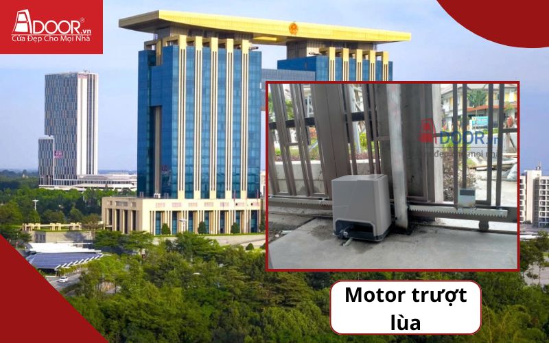 Motor trượt lùa - Cửa cổng tự động Bình Dương