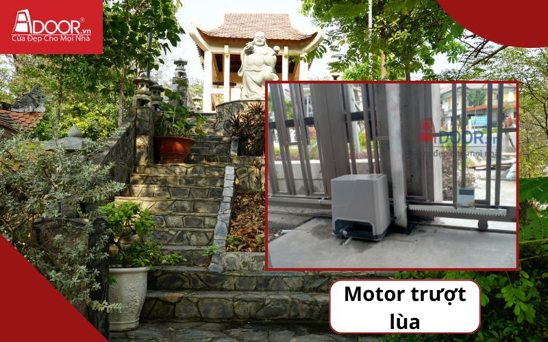 Motor trượt lùa - Cửa cổng tự động Dầu Giây