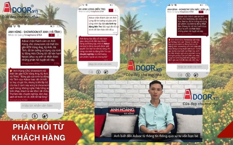 Phản hồi từ các chủ đầu tư Phản hồi từ các chủ đầu tư
