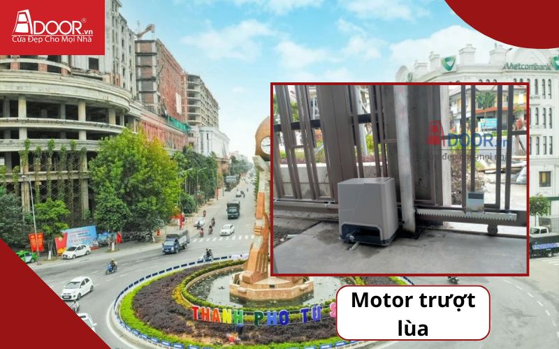 Motor trượt - Cửa cổng tự động Từ Sơn