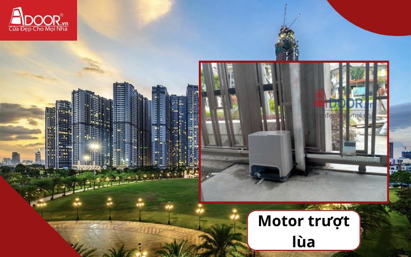 Motor trượt lùa - Cửa cổng tự động Bình Thạnh