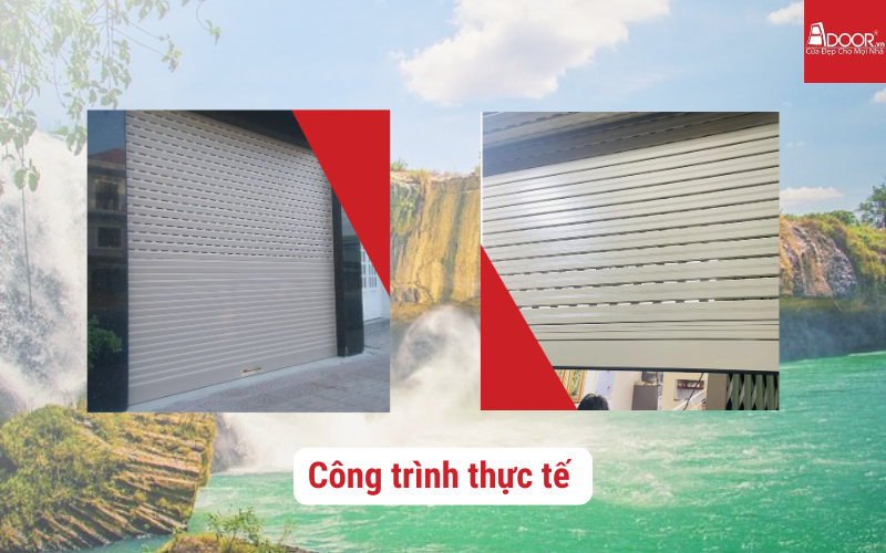 Công trình thực tế Adoor cửa cuốn Úc Đắk Lắk