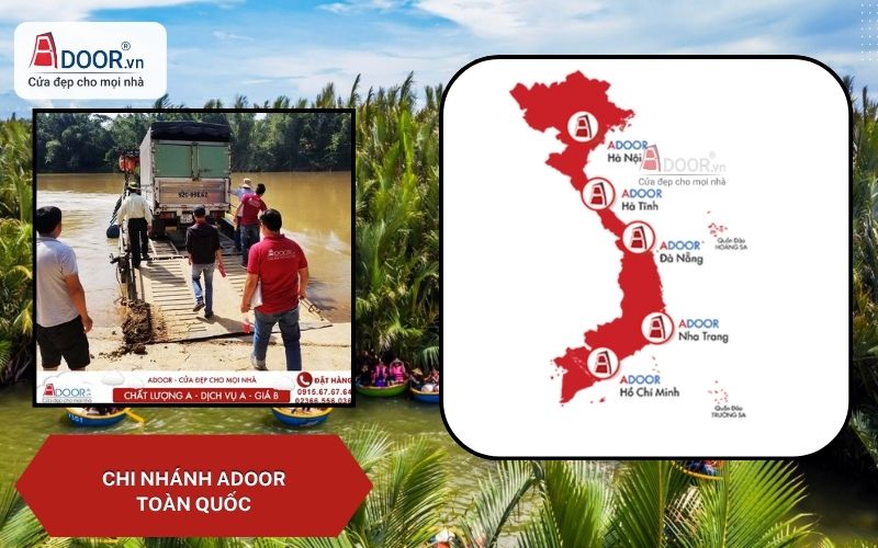 Chuỗi Logistics & Mạng Lưới Phân Phối Adoor Trải Dài