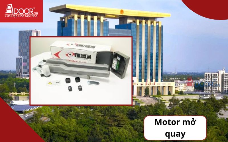 Motor mở quay - Cửa cổng tự động Bình Dương