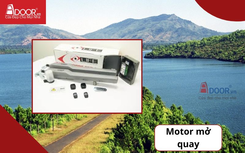 Motor mở quay - Cửa cổng tự động Gia Lai