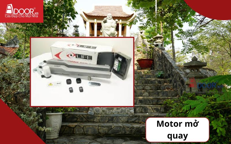 Motor mở quay - Cửa cổng tự động Dầu Giây