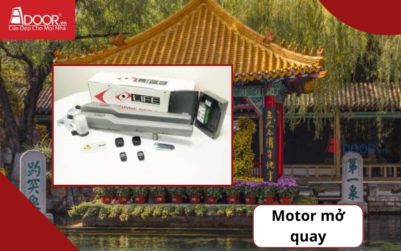 Motor mở quay - Cửa cổng tự động Hố Nai 
