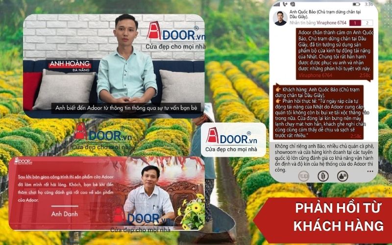 Phản hồi thực tế từ các khách hàng Phản hồi thực tế từ các khách hàng