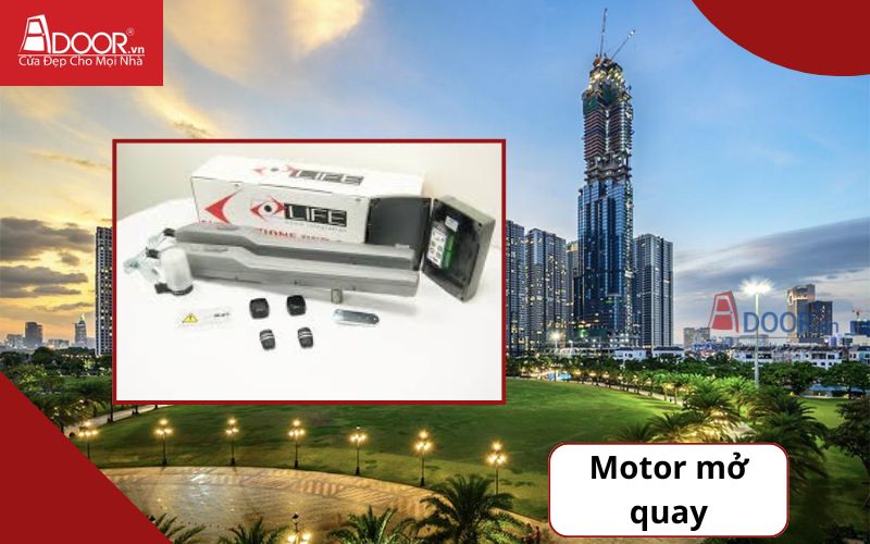 Motor mở quay - Cửa cổng tự động Bình Thạnh