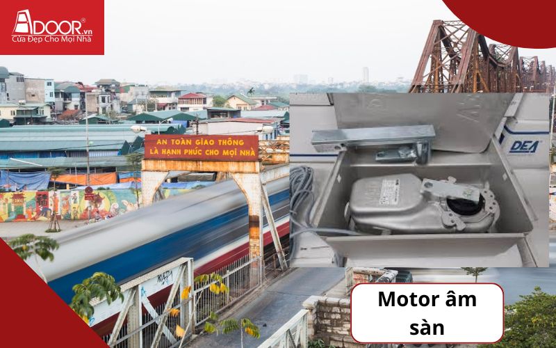 Motor âm sàn - Cửa cổng tự động Long Biên