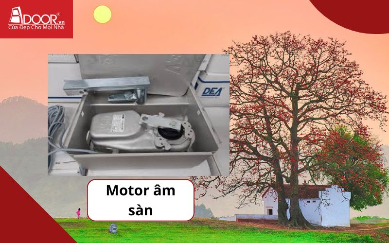 Motor âm sàn - Cửa cổng tự động Bắc Giang 