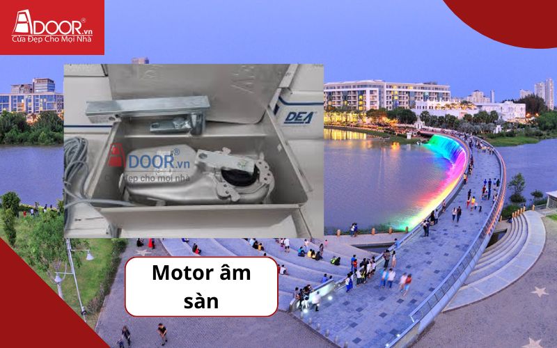 Motor âm sàn - Cửa cổng tự động Phú Mỹ Hưng