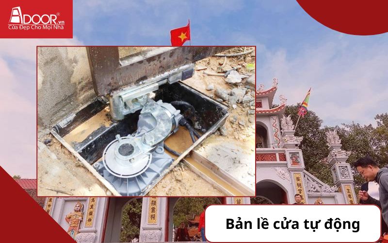 Bản lề - Cửa cổng tự động Bắc Ninh